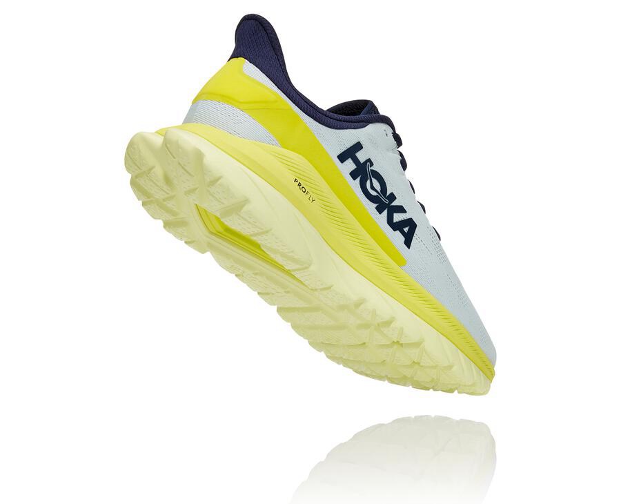 Tenis Hoka One One Mujer Blancos - Mach 4 - KFUP65712